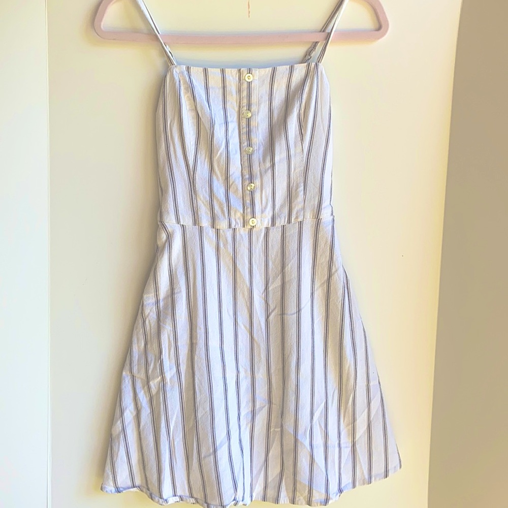 Stripes dress from hollister🤍🤎